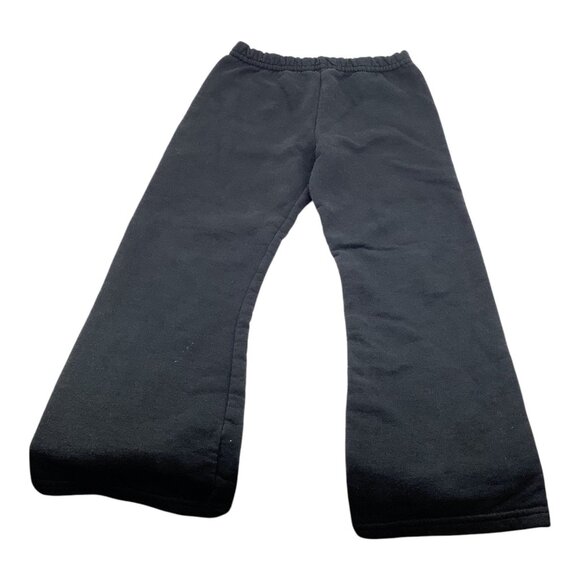 Hanes Girls Black ComfortBlend Fleece Sweatpants Open Leg XS 4/5 - Picture 1 of 8